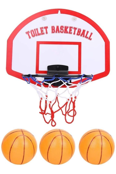 Aro De Baloncesto Para El Baño Juguete Con 3 Pelotas