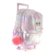 Mochila Kooshi Lentejuelas Llama Confeti Carro 17 Pulgadas