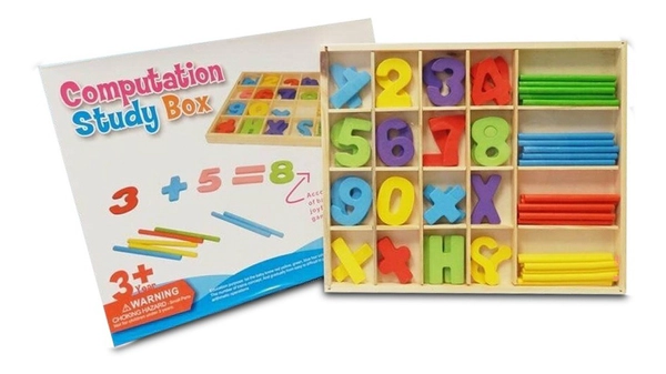 Letras Y Numeros De Maderas Aprendizaje Bebes Didactico