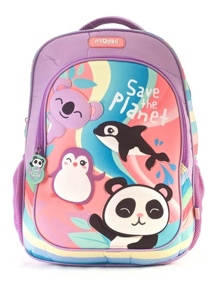 Mochila Kooshi Save The Planet 3d Espalda 17 Pulgadas