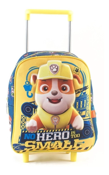 Mochila Paw Patrol 3d Legends Con Carro 11 Original Wabro