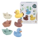 Juguete De Baño Para Bebes Estimulo Patitos Spray 6 Piezas