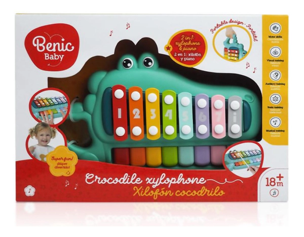 Xilofon Con Forma De Cocodrilo Benic Baby
