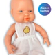 Bebé De Juguete Nenino 36cm Con Mamadera Esponja De Baño