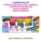 Set Slime Con Masa Accesorios Bolitas Glitter Herramientas