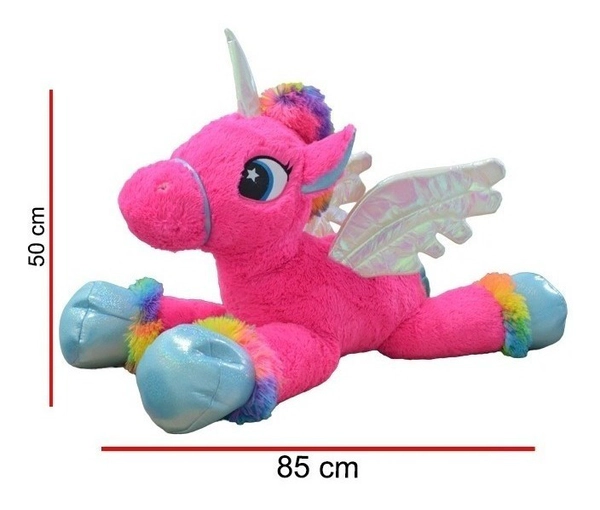 Peluche Unicornio Original 80cm 7862 Phi Phi Toys Cuotas