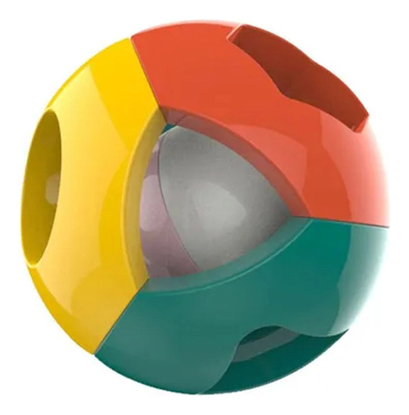 Pelota Sonaja Para Bebé Desarrollo Motriz Visual Auditivo