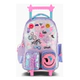 Mochila Carro 18 Happy Smile Led Footy Escolar