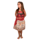 Disfraz De Moana C/acc Luminoso Disney Original New Toys