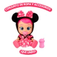Muñeca Cry Babies Minnie Mouse Interactivo 30cm C/accesorios