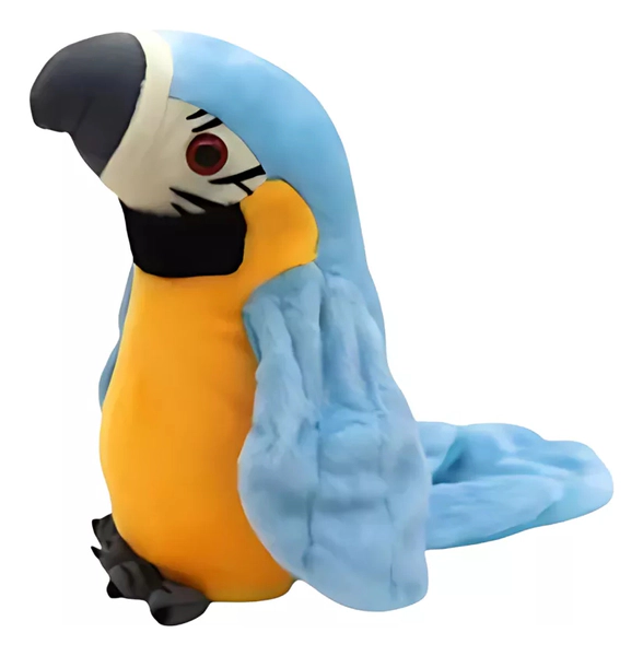 Peluche Loro Hola Lolo Repite Lo Que Dices Multicolor