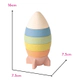 Set Cohete Apilable De Goma P/ Baño Bebes Estimulo 6 Piezas