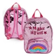 Mochila Escolar Espalda Metalizada Arcoíris Pop It 12 Zaphir