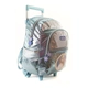 Mochila Frozen Elsa Celeste Con Carro 16 Original Wabro