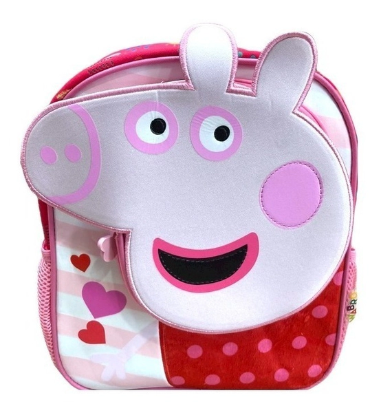 Mochila Peppa Pig + Cartuchera De Regalo! Wabro Original!