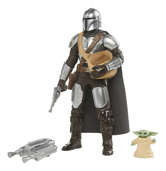 Figura Mandalorian Y Grogu Articulado 29cm Star Wars Hasbro
