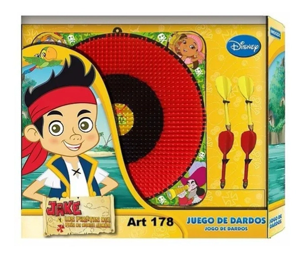 Juego De Dardos Jake Y Los Piratas Original Disney Moody