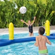 Set Juego Volleyball Sobre El Agua Red C/ Pelota Y Accesorio