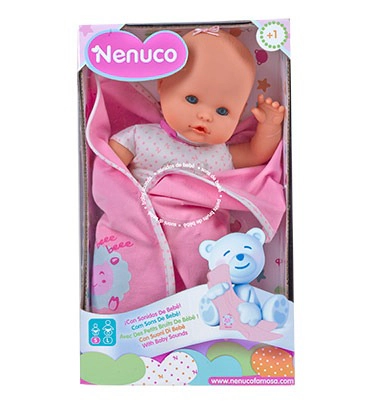 Nenuco Con Sonidos De Bebé Y Mantita Original