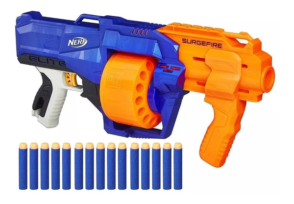 Nerf N Strike Elite Surgefire Escopeta + 15 Dardos Hasbro