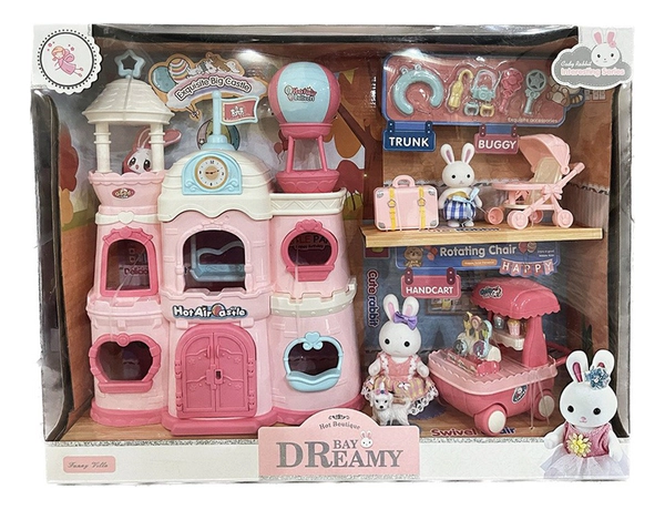 Casa De Jueguete De Coneja Para Niños Con Accesorios