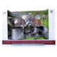 Set De Cocina Para Jugar Original Ollas Y Utensilios Nenas