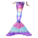 Barbie Sirena Dreamtopia Luces Mágicas Cola Brillante 30cm