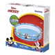 Pileta Inflable Infantil Mickey Disney 3 Aros 140l Bestway