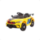 Auto A Batería De Carrera 6v Control Padres Luces Sonido AMARILLO