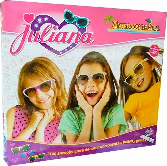 Juliana Anteojos De Sol Para Decorar C/gemas Niñas Orig