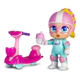 Super Cute Muñeca Glitzi Cool Regi Con Scooter Y Mascota