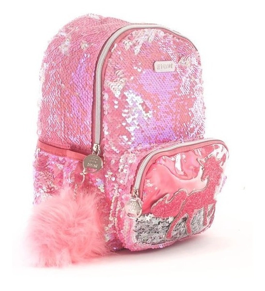 Mochila Kooshi Lentejuelas Unicornio Espalda 11 Pulgadas