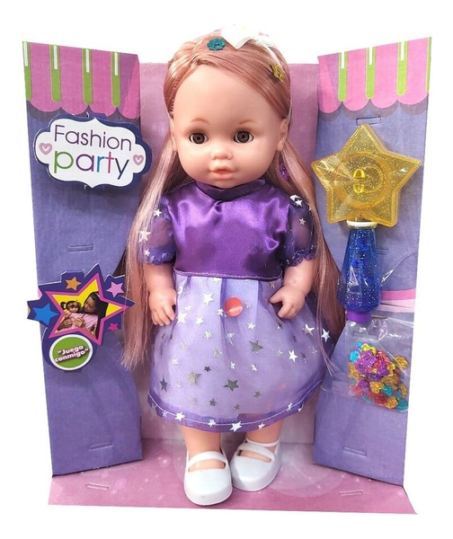 Muñeca Maricela Fashion Party Con Varita Estrella