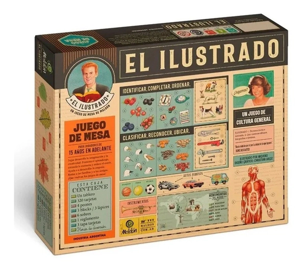 Juego De Mesa El Ilustrado Original Maldón