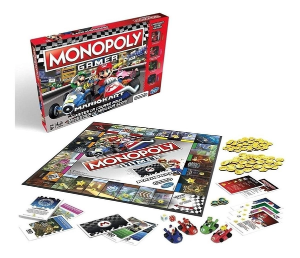 Juego De Mesa Monopoly Mario Kart Original Hasbro Mario Bros