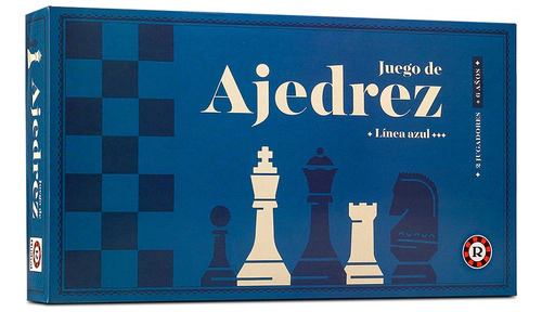 Juego De Mesa Ajedrez Linea Azul Ruibal
