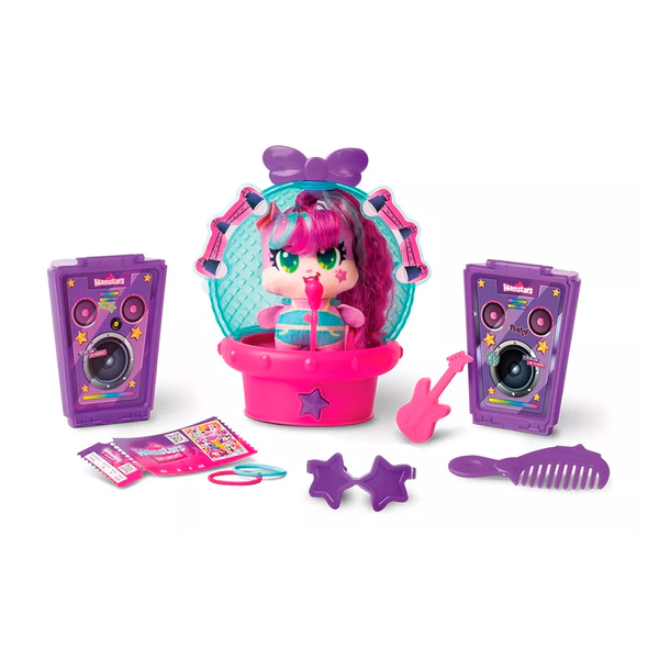 Hamstars Mascotas Coleccionables Con Accesorios Y Microfono Iris