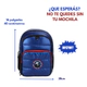 Mochila Escolar De Espalda Ovni Azul 3 Cierres 16' Zaphir