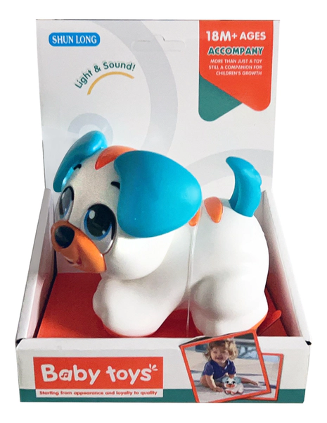 Juguete Para Bebé Musical Perro Cachorro Con Ruedas