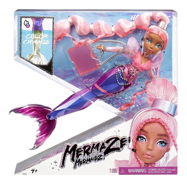 Muñeca Sirena Mermaze Mermaidz Color Change Harmonique Wabro