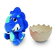 Dinosaurio Verde De Peluche C/huevo Crackin Eggs C/sonido