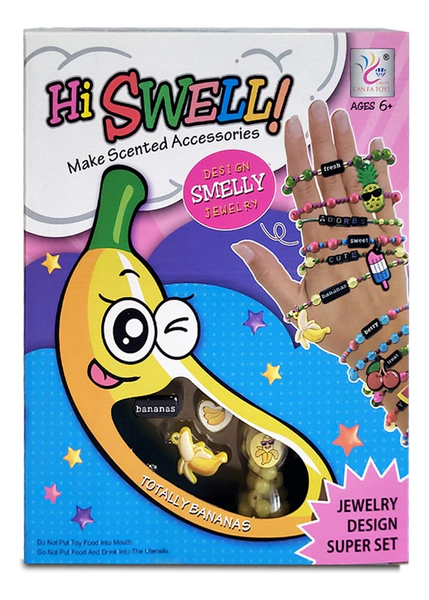 Set De Diseño Bijou Joyería Infantil Banana Comida Temática