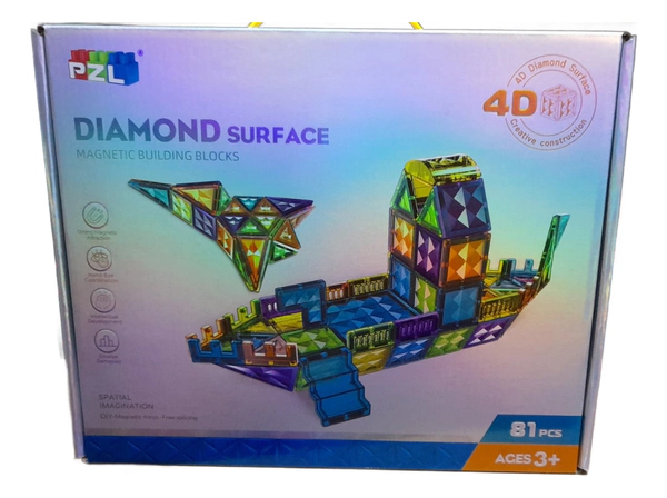 Juego Magnetico De Encastre Para Niños 81 Piezas