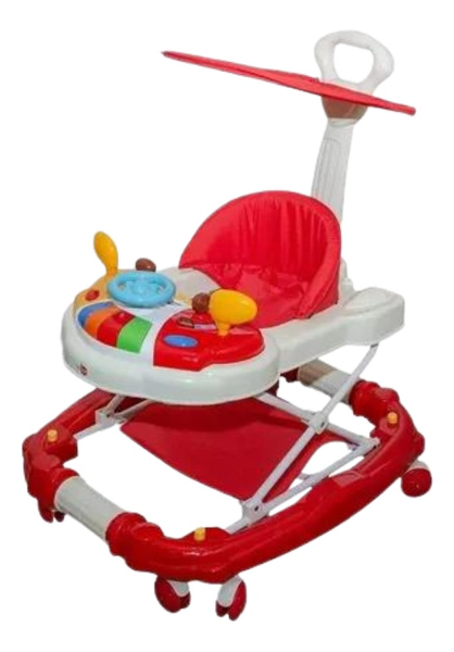 Andador Bebé Nene Con Manija Y Tablero De Juegos Didácticos