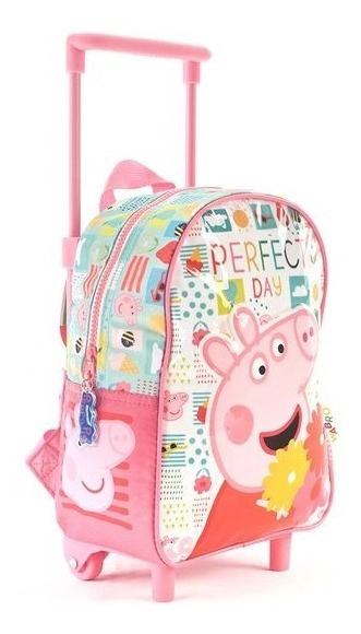 Mochila Peppa Perfect Day Carro 11 Pulgadas Wabro Original