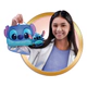 Cartera 16cm Stitch Glambuddies Con Bolso De Peluche Wabro