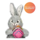 Conejo De Peluche Con Huevo De Pascua 22cm