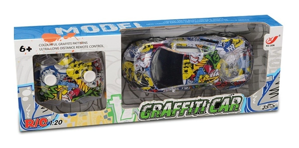 Auto A Control Remoto Doble Comando 1:20 Car Graffiti