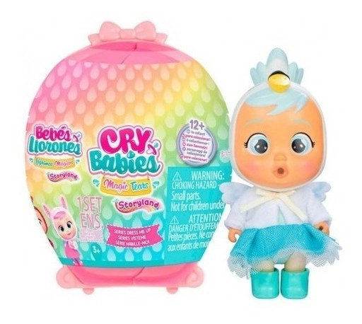 Muñeca Cry Babies Magic Tears Storyland Rosa Coleccion