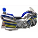 Moto De Policia Con Luz Y Sonido Teamsterz Original